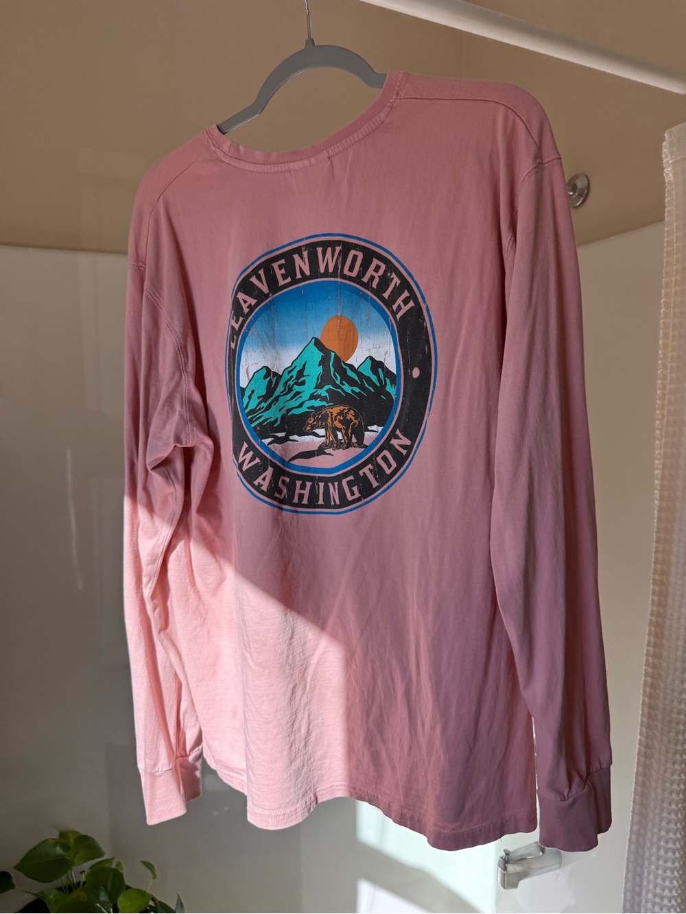 Unisex graphic, long sleeve T-shirt. 100% cotton.
